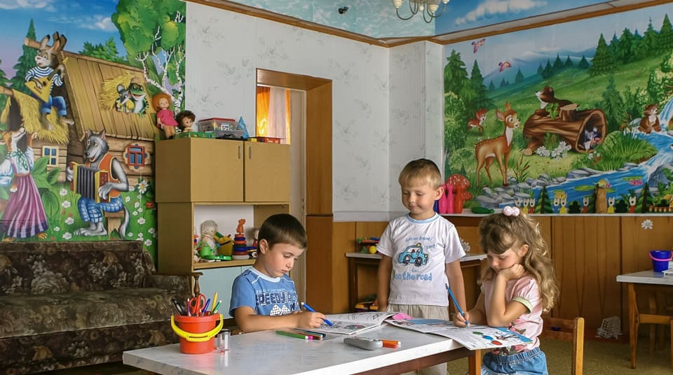 Детская комната в санатории Малая бухта